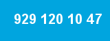 929 120 10 47